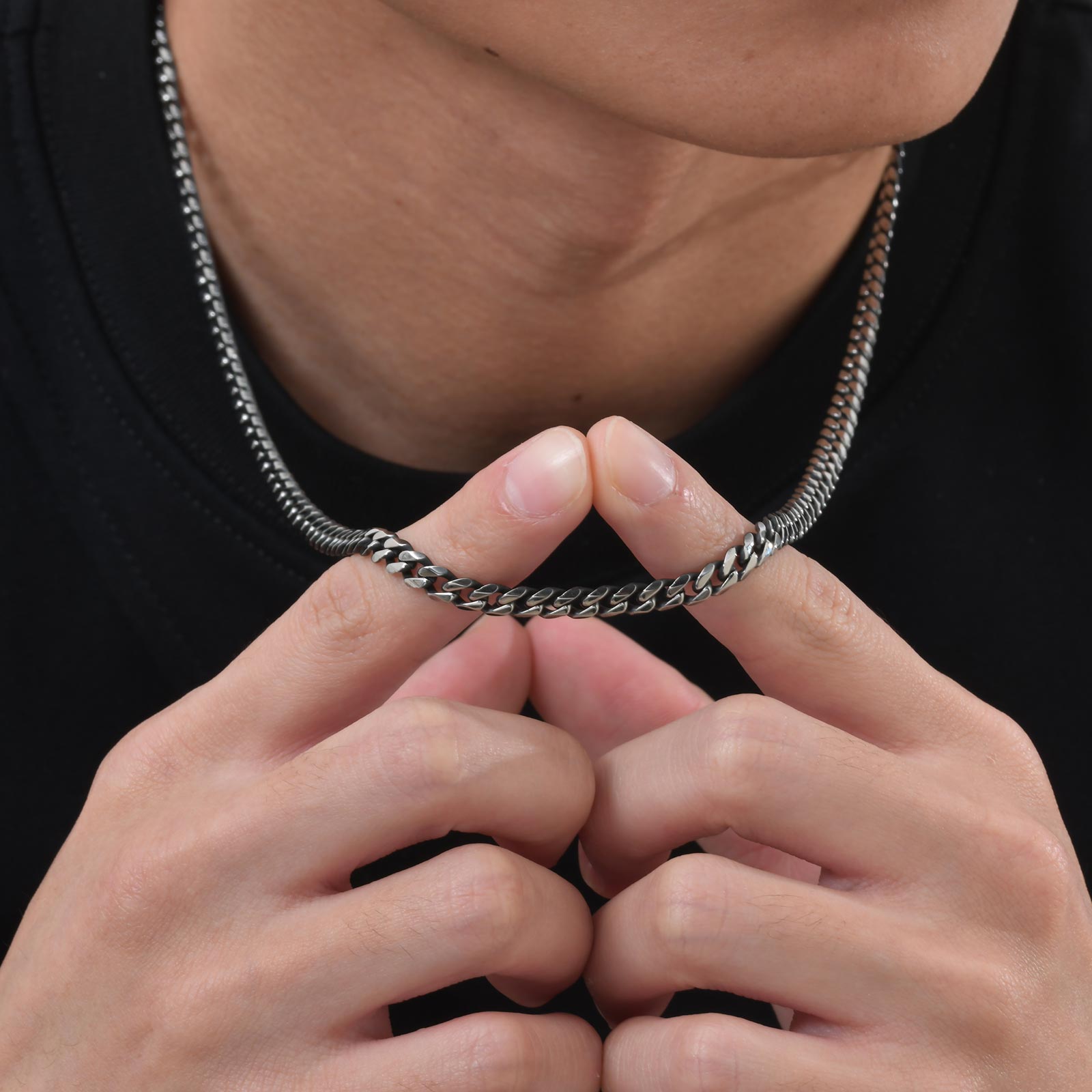 3-11MM Classic Cuban Chain Nec - Cuban Link Chain 12Mm 评论和价格