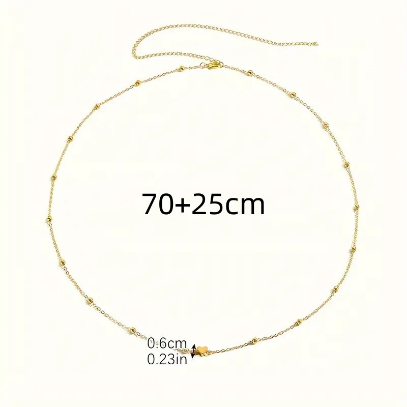Dainty Gold Heart Waist Chain  - Body Jewelry 评论和价格