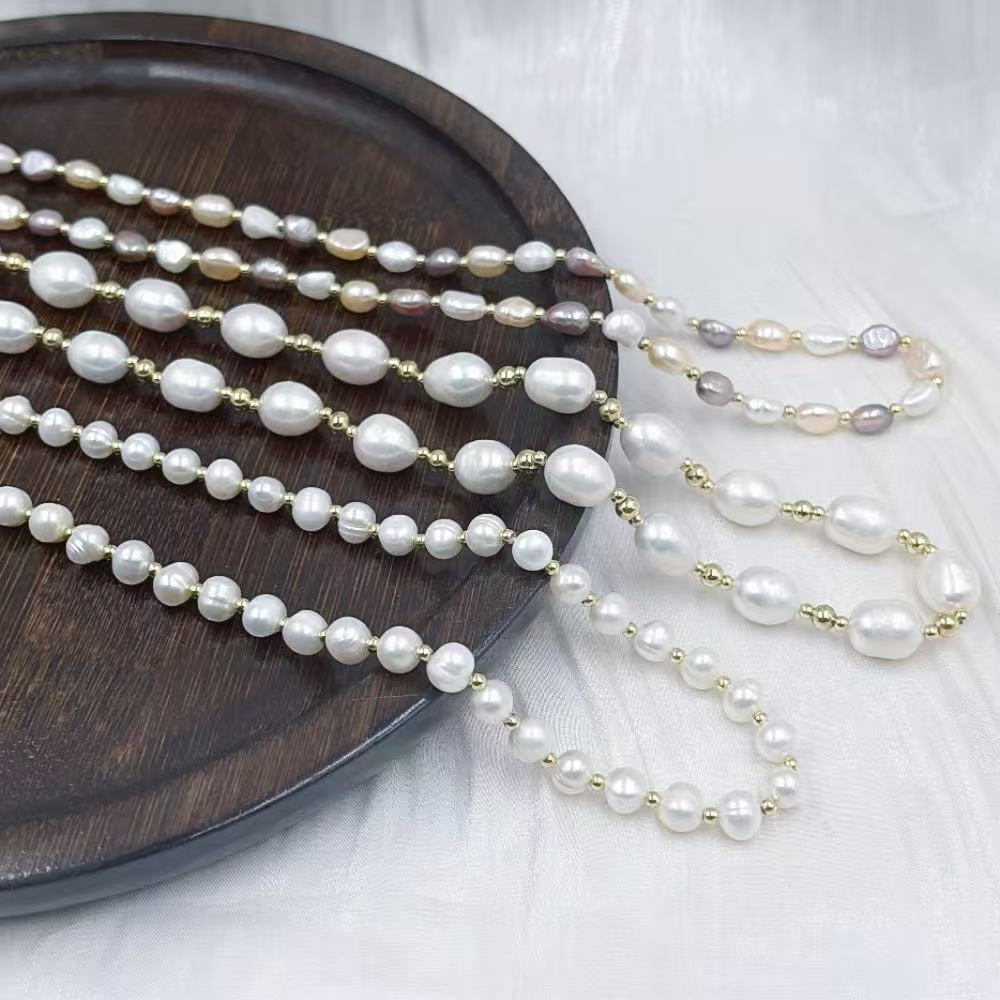 For Mother Jewelry Gift Purple - Pearl Choker Necklace Vintage 评论和价格
